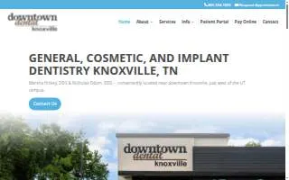 Downtown Dental of Knoxville website