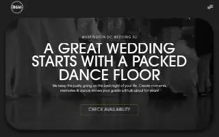 Bryan George Music DJ Services of North Bethesda website