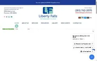 Liberty Falls Veterinary Clinic of North Potomac website