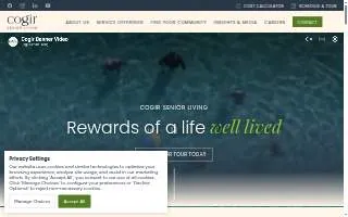 Cogir Of Potomac website