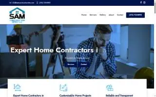 Sam Construction Sites LLC website
