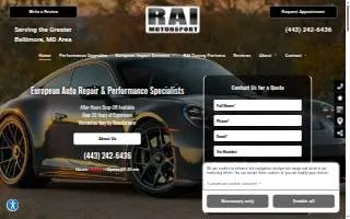 RAI Motorsport of Parkville website