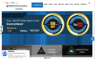 Sheets and Associates Marketing Agency website