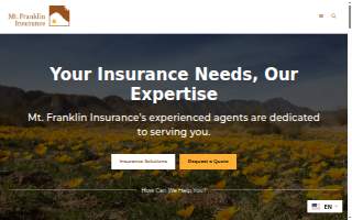 Mt. Franklin Insurance website