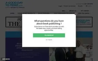 A Good Day To Print.Com of Pikesville website
