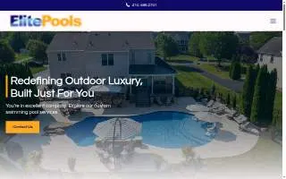 Elite Pools of Rosedale website