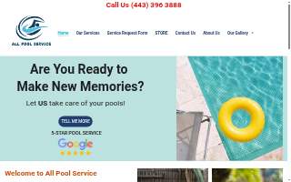 All Pool Service LLC website
