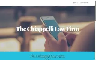 The Chiappelli Law Firm, LLC of Severna Park website