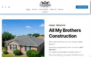 All My Brothers Construction website