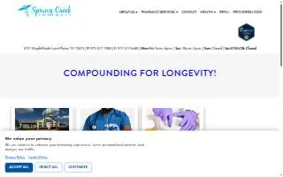 Spring Creek Pharmacy website