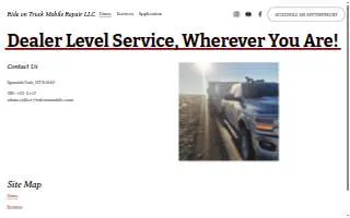 Ride On Mobile Truck Repair LLC website