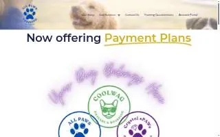 All Paws Dog Training of Acton website