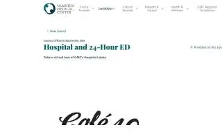 Olmsted Medical Center of Rochester website