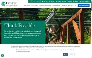 Gaylord Hospital of Wallingford website