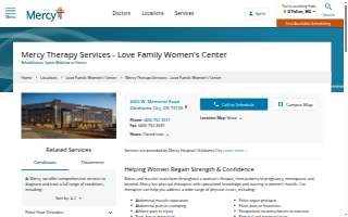 Mercy Therapy Services - Love Family Women's Center