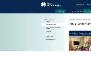 Dixwell/Newhallville Sr Center website