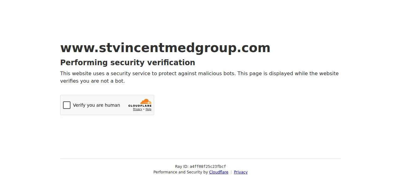Saint Vincent Medical Group: Interventional Cardiology website