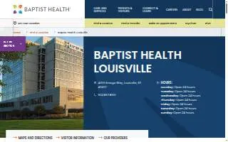 Baptist Health Louisville website