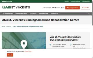 UAB St. Vincent’s Birmingham Bruno Rehabilitation Center
