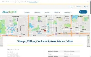 Sharpe, Dillon, Cockson & Associates – Edina website
