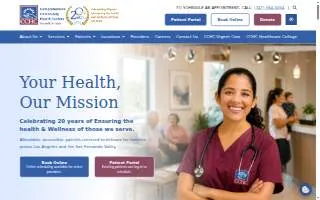 Comprehensive Community Health Centers - CCHC Glendale website