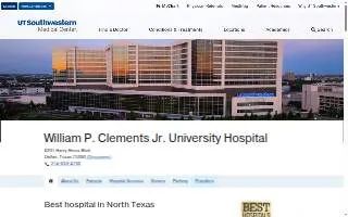 UTSW Materials Management CUH website