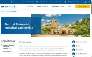 Baptist Memorial Hospital-Collierville website