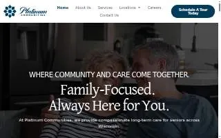 Platinum Communities website