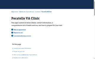 Pocatello VA Clinic
