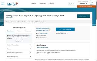 Mercy Clinic Primary Care - Springdale Elm Springs Road