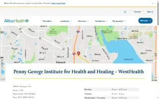Penny George Institute for Health and Healing – WestHealth website