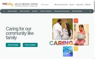 Valley Medical Center of Renton website