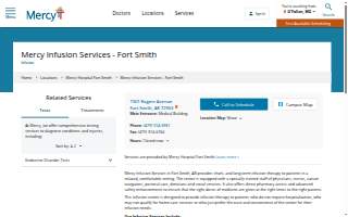 Mercy Infusion Services - Fort Smith