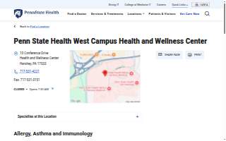 Penn State Health West Campus Health and Wellness Center