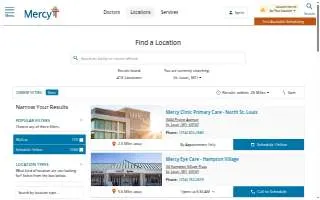 Mercy Clinic Spine Center - E. Seminole website