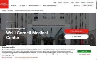 NewYork-Presbyterian / Weill Cornell Medical Center website