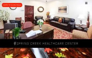 Spring Creek Healthcare Center of Millcreek website