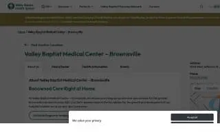 Valley Baptist Medical Center: Brownsville website