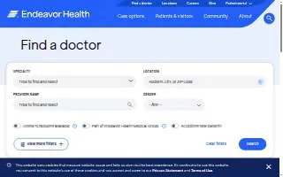 Endeavor Medical | Primary and Specialty Care - Palatine website