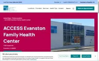 ACCESS Evanston Family Health Center website