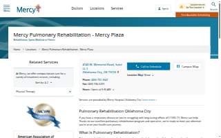 Mercy Pulmonary Rehabilitation - Mercy Plaza