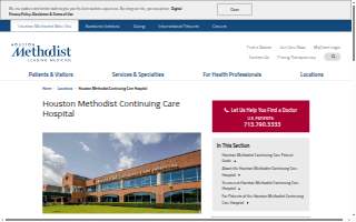 Houston Methodist Continuing Care Hospital