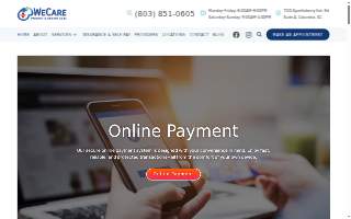 WeCare Family Health website