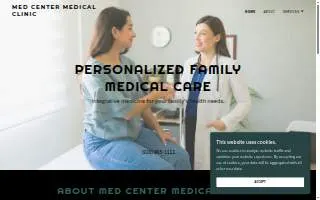 Med Center Medical Clinic website