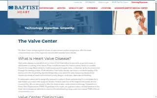 Valve Center website