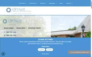 Optalis Health & Rehabilitation at St. Francis website