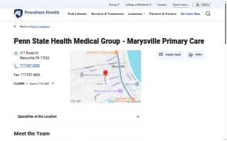 Penn State Health Medical Group - Marysville Primary Care