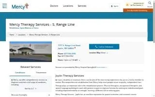 Mercy Therapy Services - S. Range Line website
