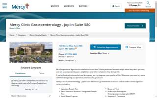 Mercy Clinic Gastroenterology - Joplin Suite 580