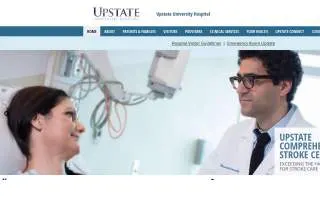 Upstate University Health System website